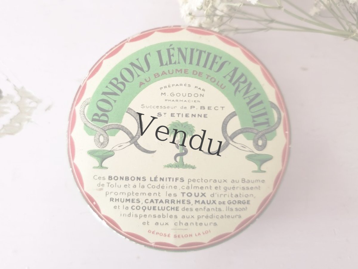 画像5: フランスアンティーク　Tin缶入り タグ20個 (5)