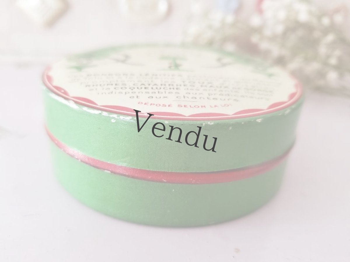 画像6: フランスアンティーク　Tin缶入り タグ20個 (6)