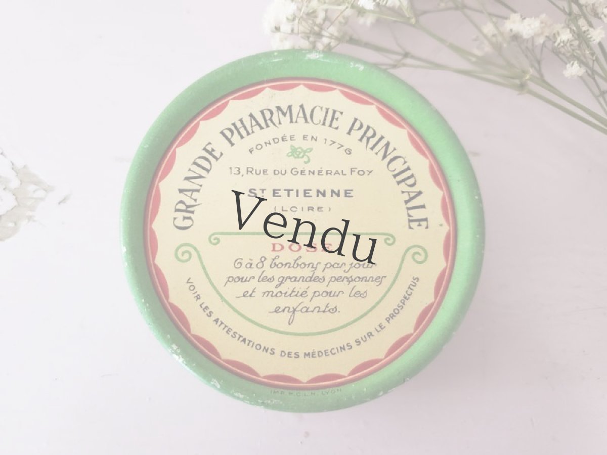 画像7: フランスアンティーク　Tin缶入り タグ20個 (7)