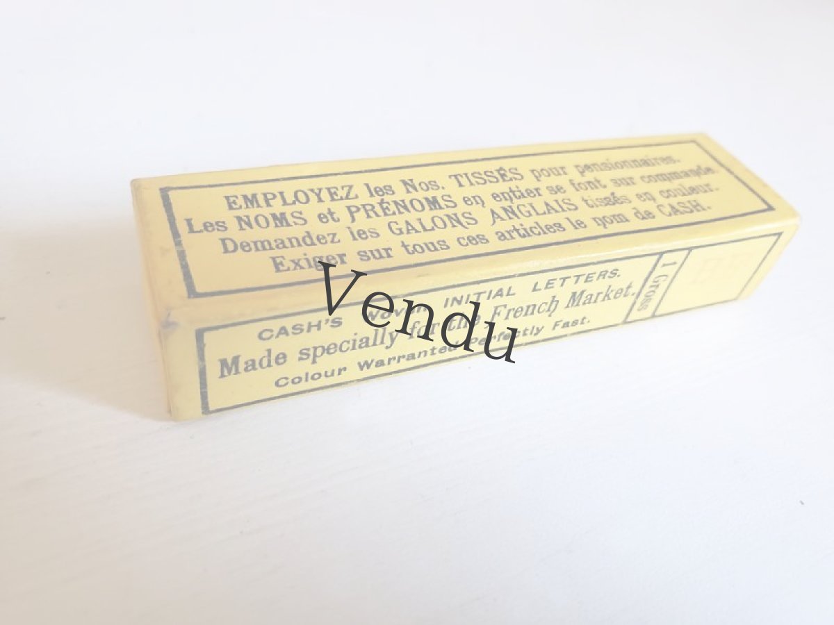 画像8: フランスアンティーク　イニシャルテープ 《BF》箱入り (8)