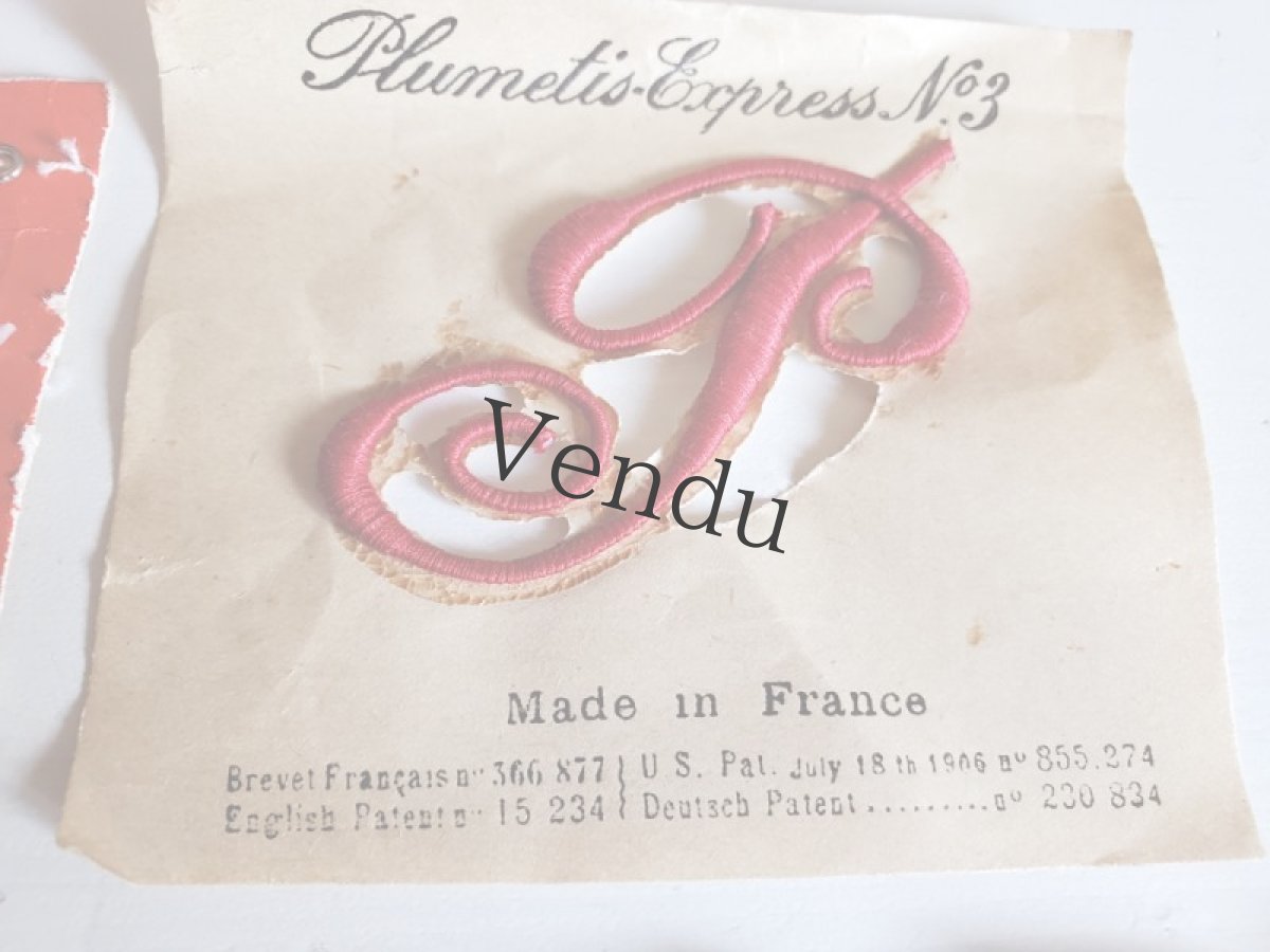 画像6: フランス蚤の市　メルスリーセット《Rouge》 (6)