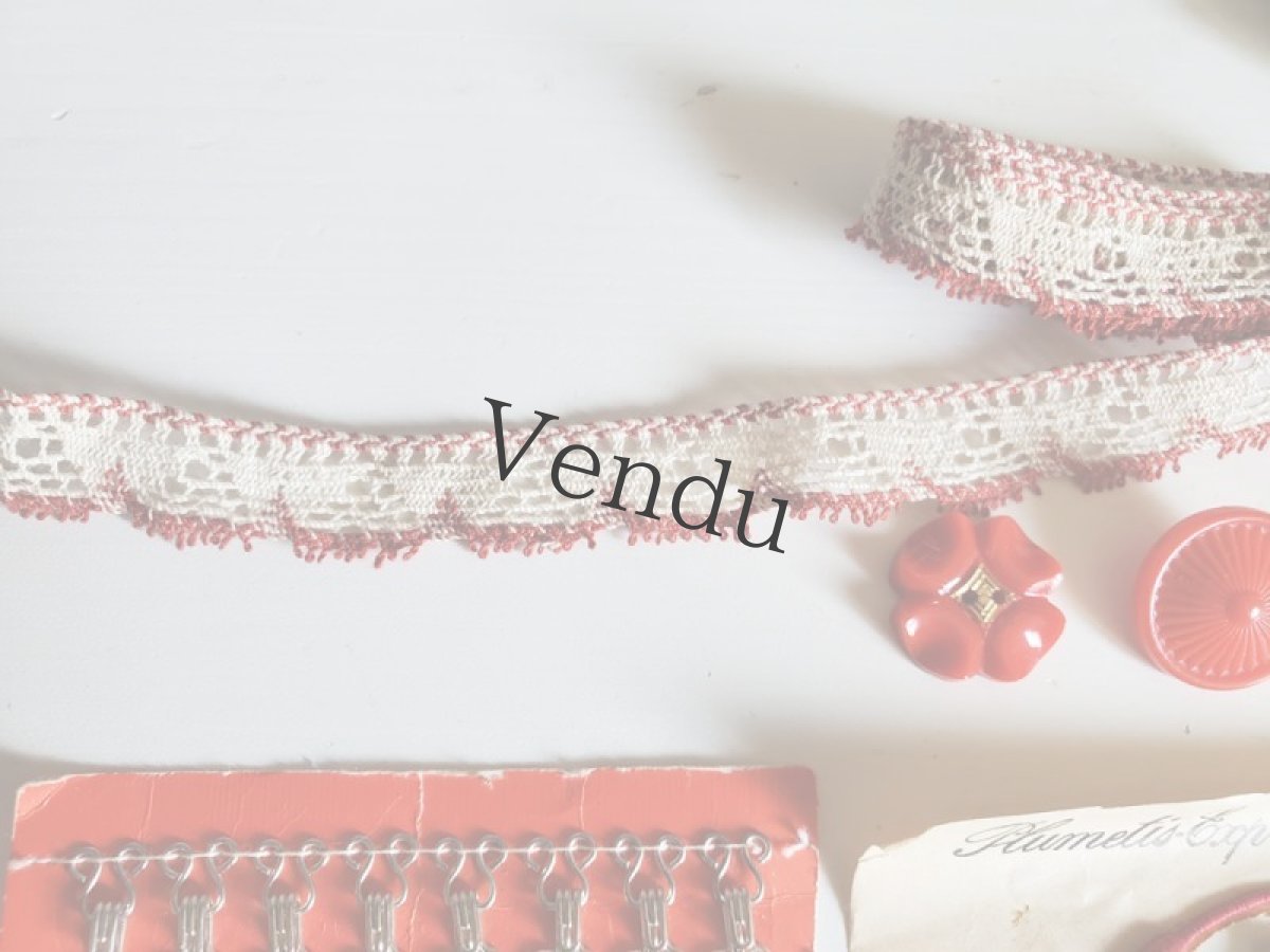 画像3: フランス蚤の市　メルスリーセット《Rouge》 (3)