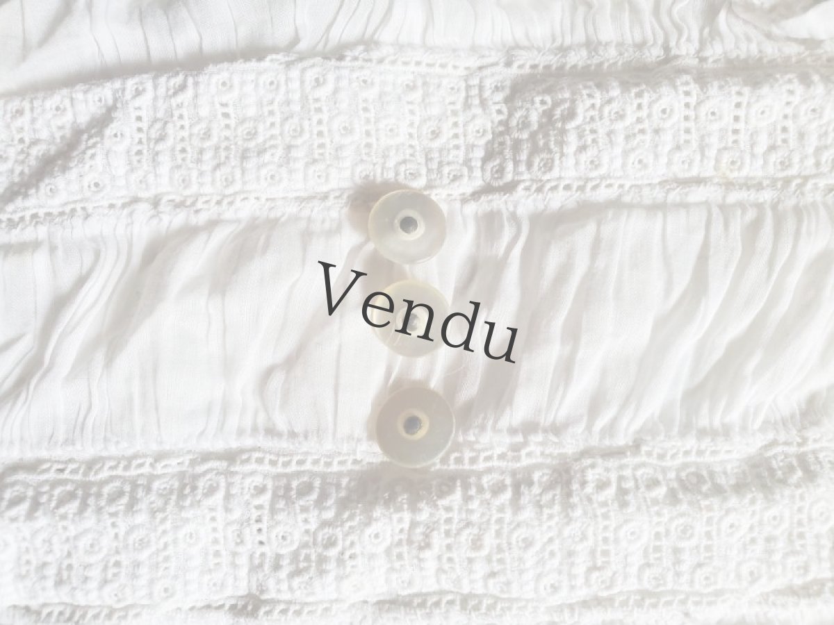 画像4: フランスアンティーク　貝×メタルボタン 10mm 3こセット (4)