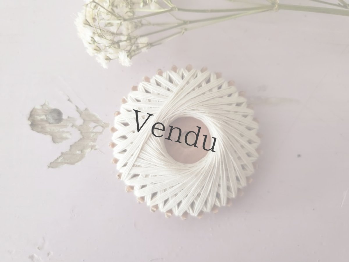 画像3: スペイン蚤の市　リネン糸巻き (3)