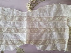 画像4: フランスアンティーク　可愛いはぎれ 82cm (4)