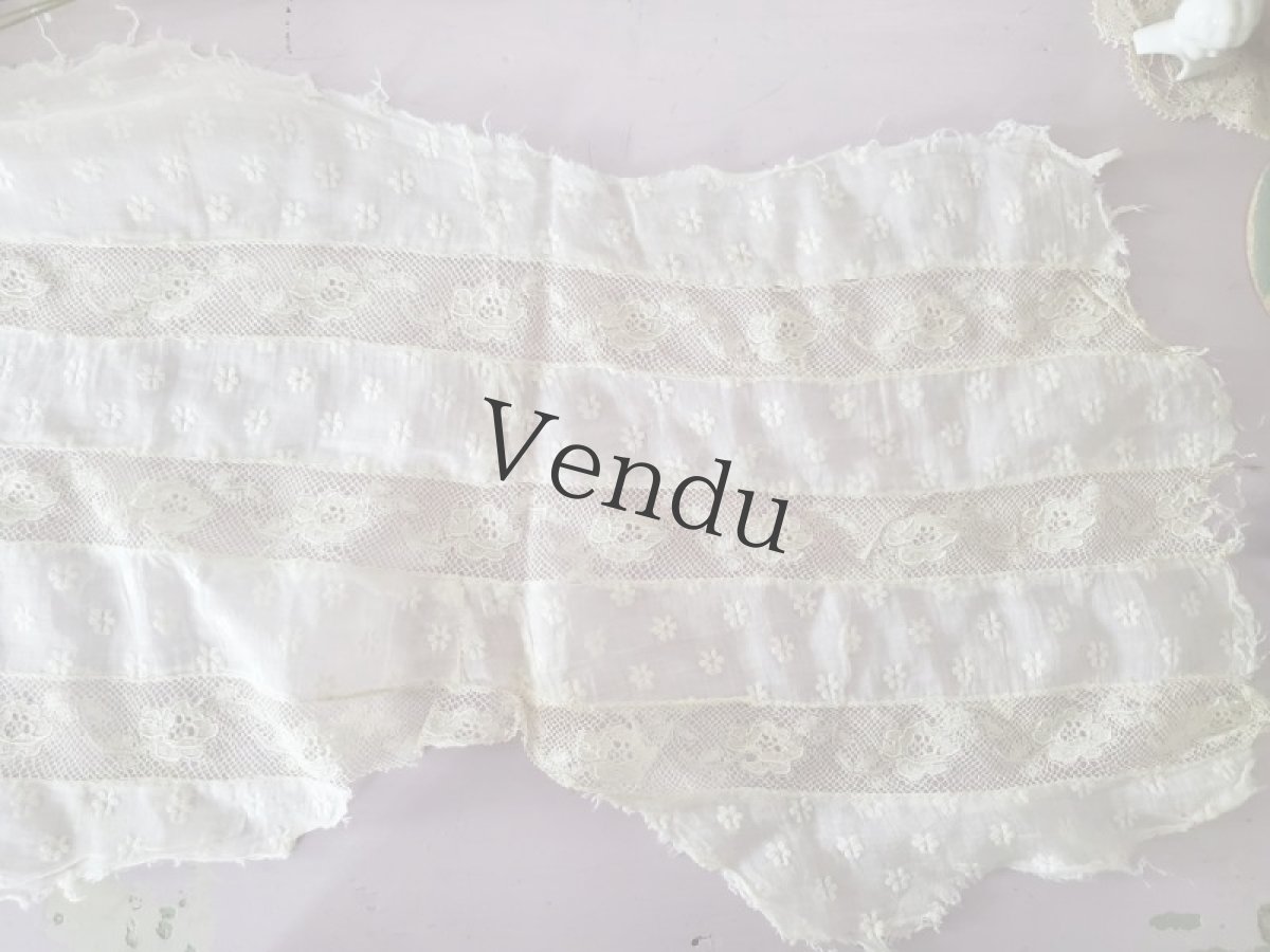 画像6: フランスアンティーク　可愛いはぎれ 82cm (6)