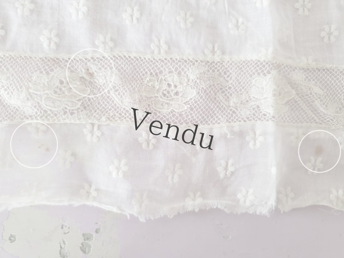 画像9: フランスアンティーク　可愛いはぎれ 82cm (9)