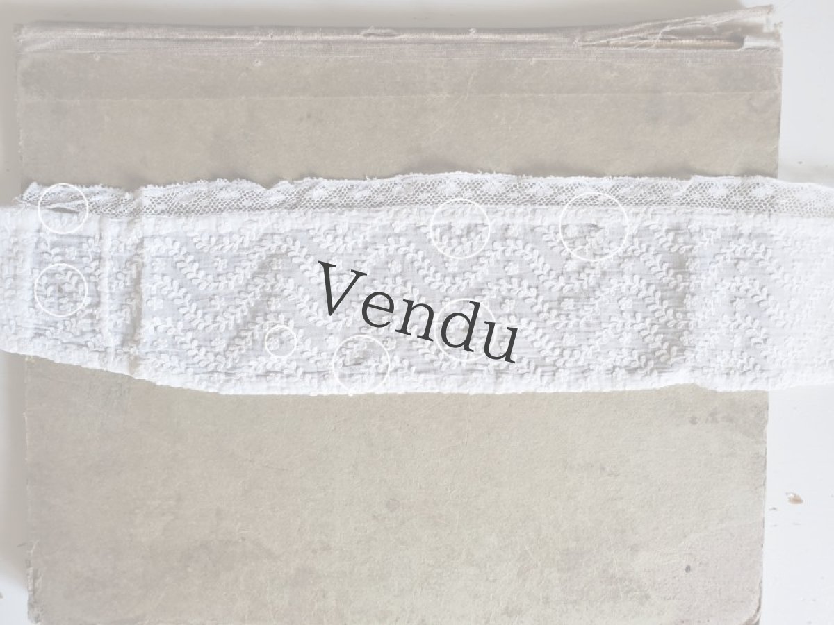 画像7: フランスアンティーク　立襟タイプのつけ襟 (7)