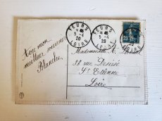 画像4: フランス 1900-20年 切手つきポストカード Pâques 復活祭 (4)