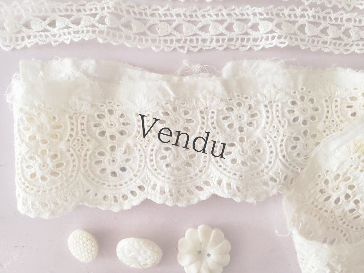 画像3: フランス蚤の市　メルスリーセット《Blanche》 (3)