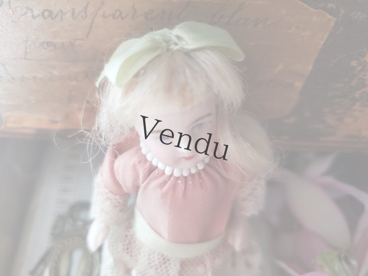 画像7: ドイツアンティーク  ビスクドール ミニョネット10cm (7)