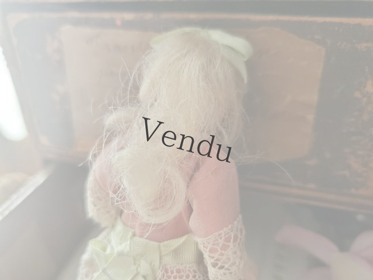 画像9: ドイツアンティーク  ビスクドール ミニョネット10cm (9)