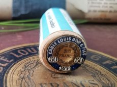 画像8: フランスアンティーク　未使用 木製ボビン お試し用白＆黒糸セット LOUIS D'OR WF (8)