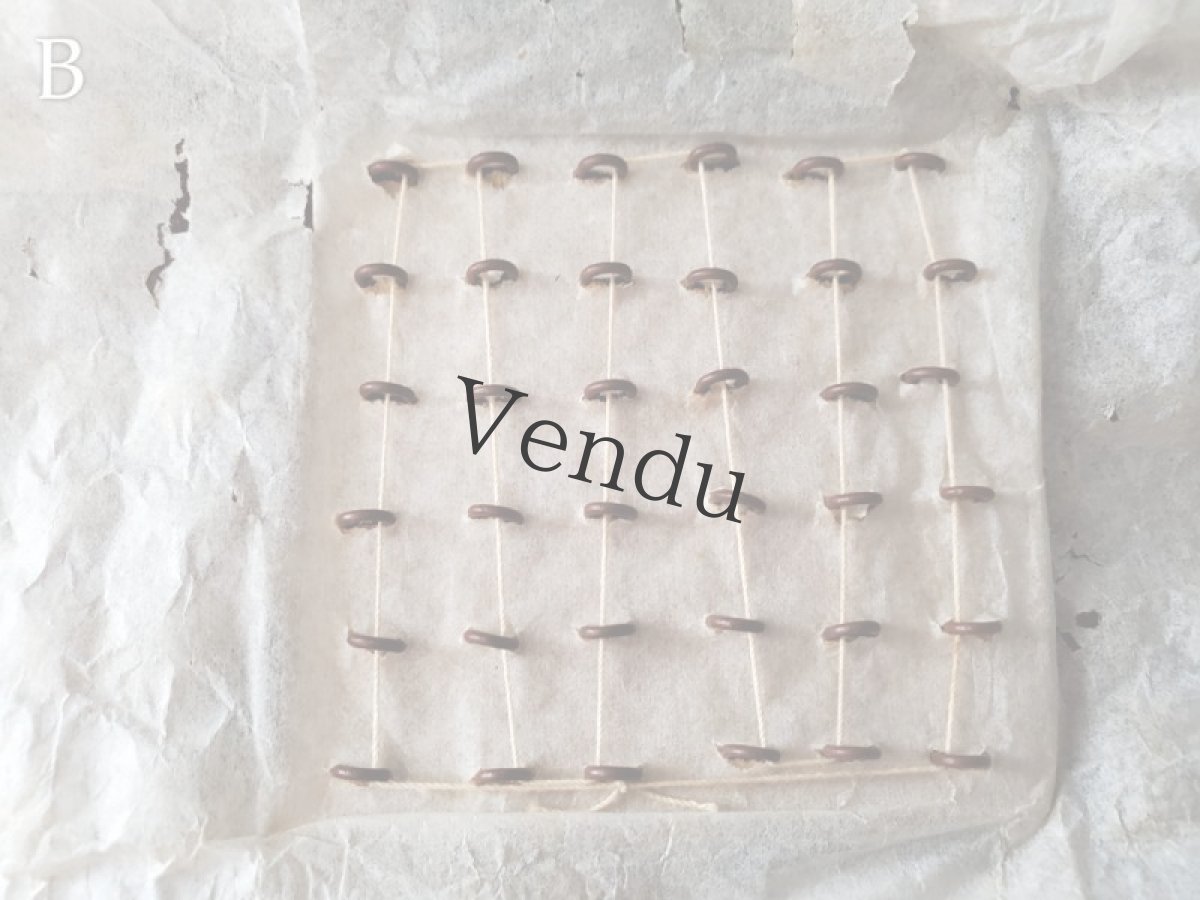 画像9: フランス1900年前後 シューボタンシート ブラウン (9)