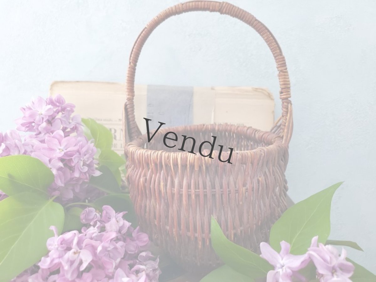 画像4: フランスアンティーク  小さなパニエ (4)