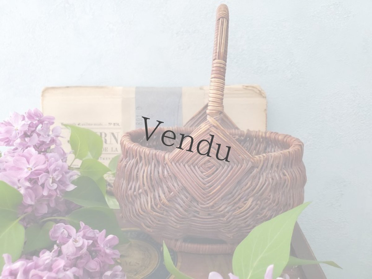 画像5: フランスアンティーク  小さなパニエ (5)