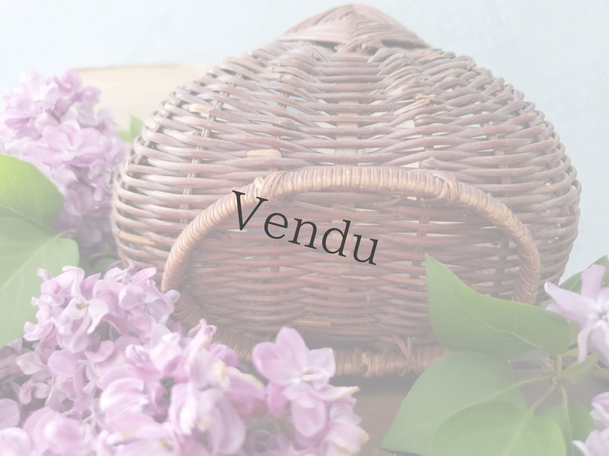 画像8: フランスアンティーク  小さなパニエ (8)