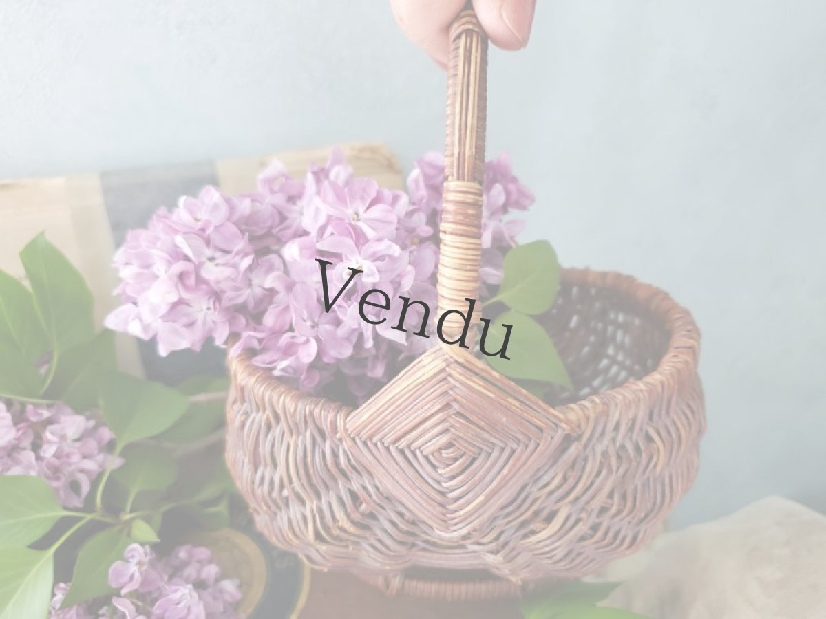 画像9: フランスアンティーク  小さなパニエ (9)