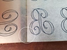 画像6: フランス 1900年前後 イニシャル刺繍シート Sèrie1《B》L.V. (6)
