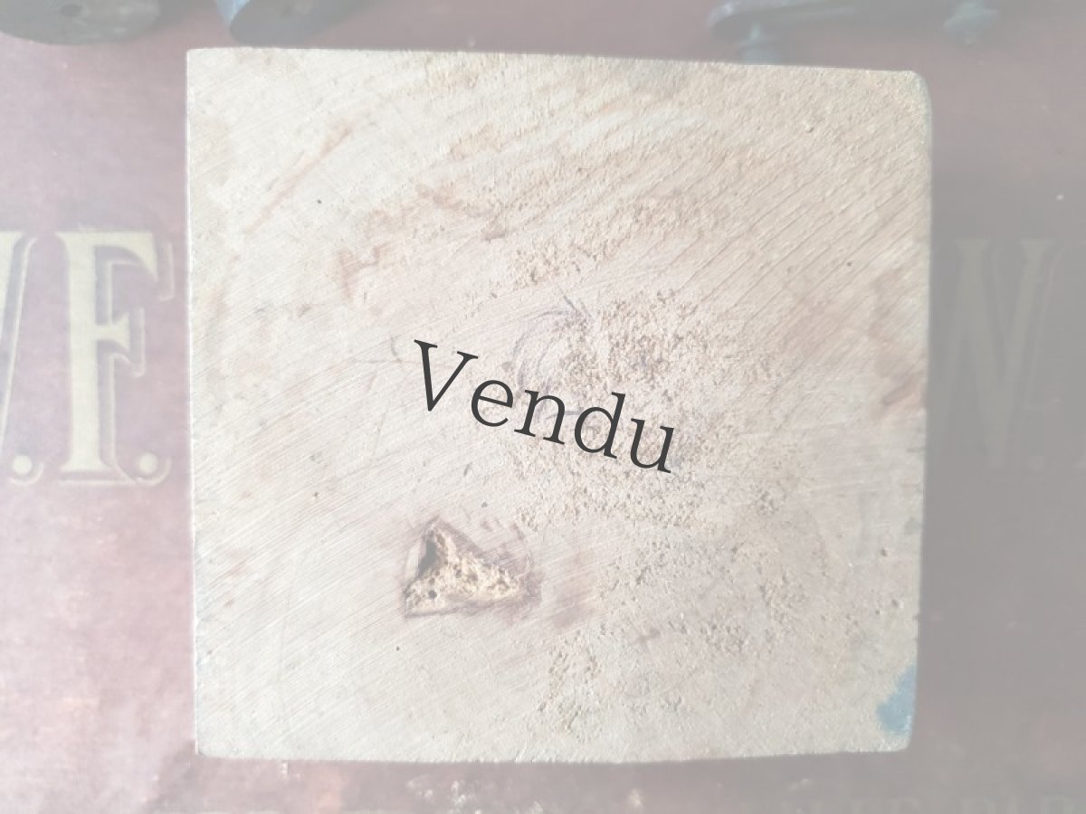 画像3: フランスアンティーク　刺繍用イニシャルスタンプ A Feuille (3)