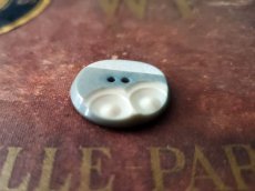 画像2: フランス 1910-1930年 アールデコ  ガラリットボタン 22mm (2)