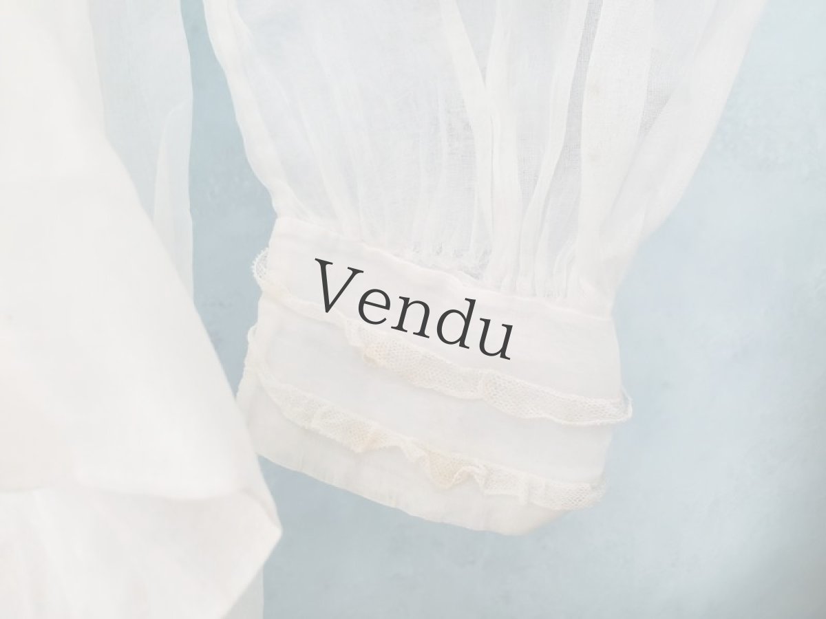 画像4: フランスヴィンテージ　コミュニオンドレス (4)