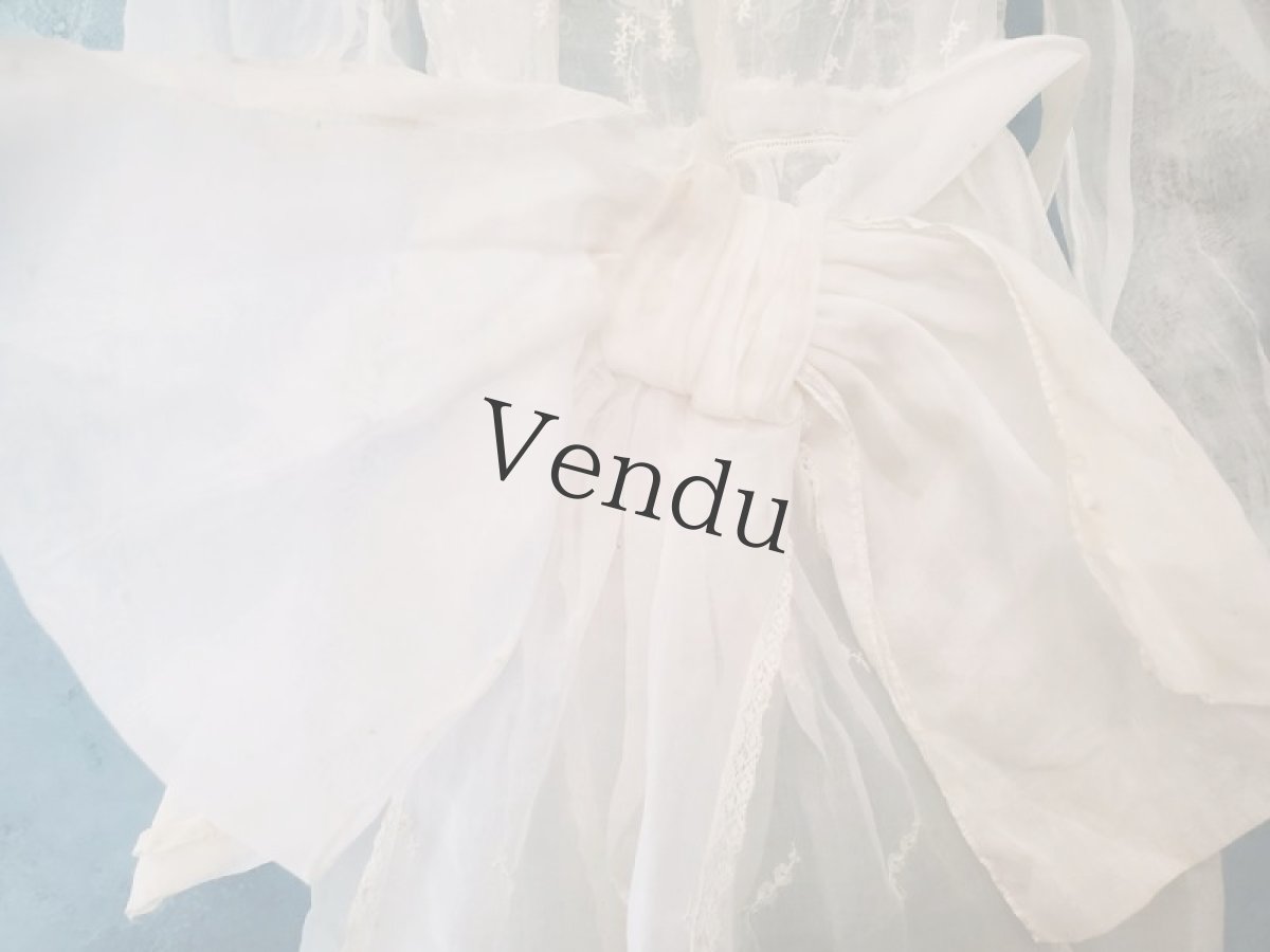 画像9: フランスヴィンテージ　コミュニオンドレス (9)