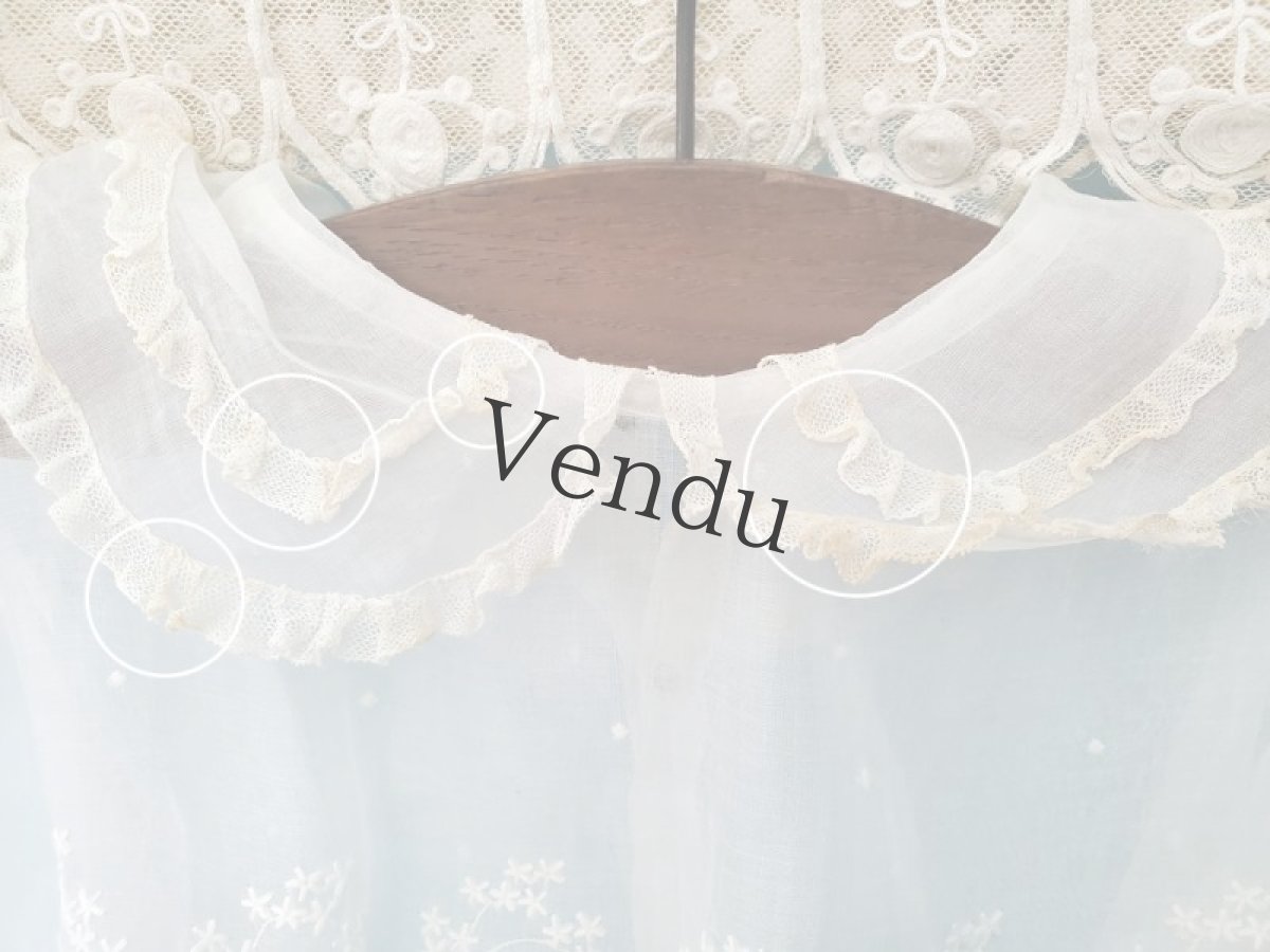 画像15: フランスヴィンテージ　コミュニオンドレス (15)