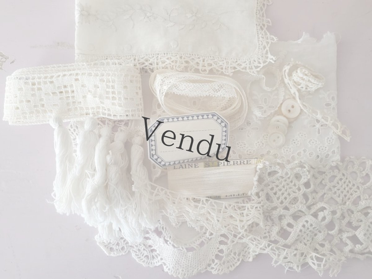 画像9: フランス蚤の市　メルスリーセット《Blanche》 (9)