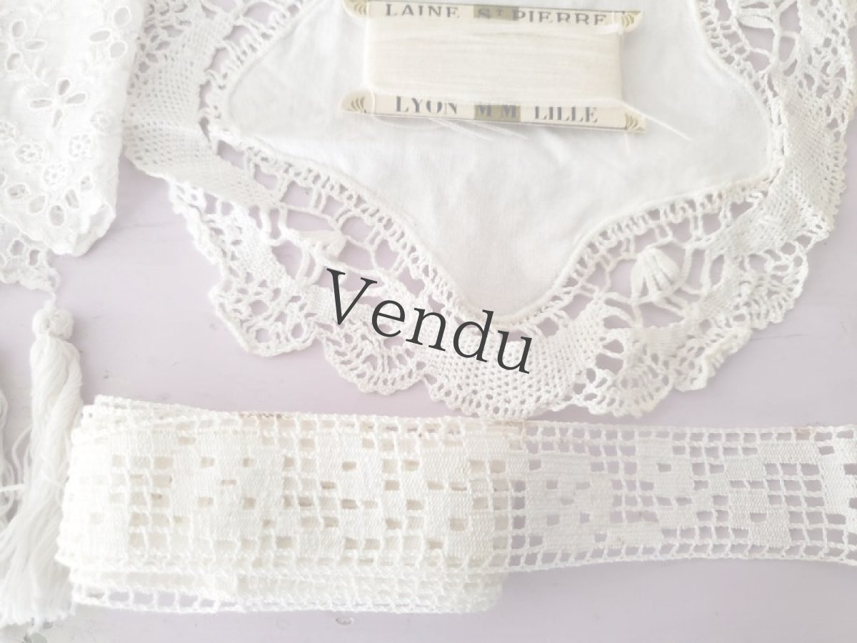 画像6: フランス蚤の市　メルスリーセット《Blanche》 (6)