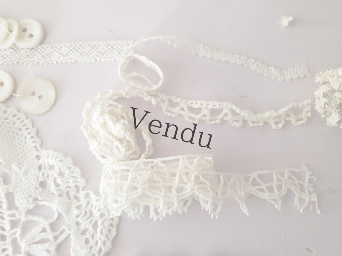 画像7: フランス蚤の市　メルスリーセット《Blanche》 (7)