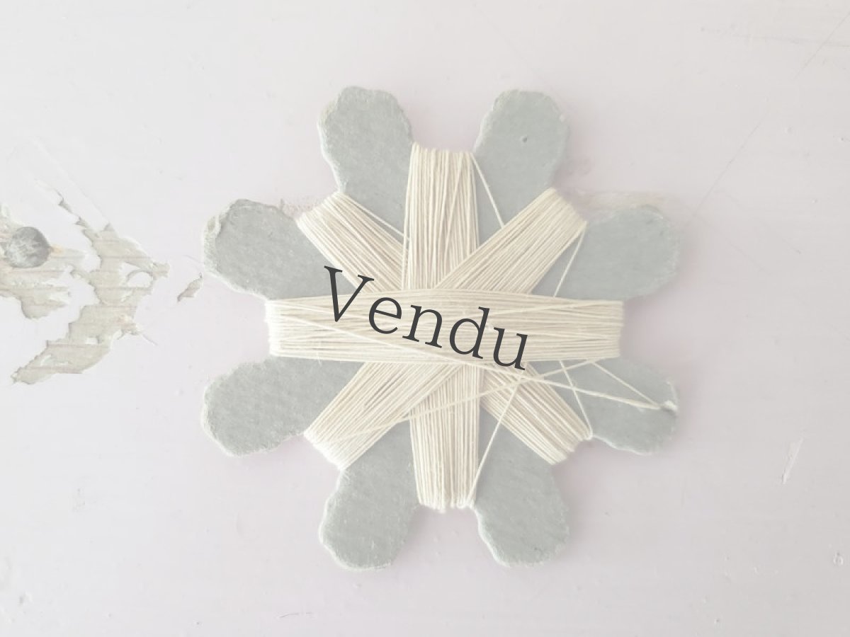 画像3: フランス 1900年代 リネン糸巻き 80 CARTE GIROFLÉE (3)