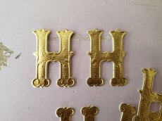 画像1: フランスアンティーク　アルファベット H 20枚セット (1)