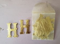 画像3: フランスアンティーク　アルファベット H 20枚セット (3)