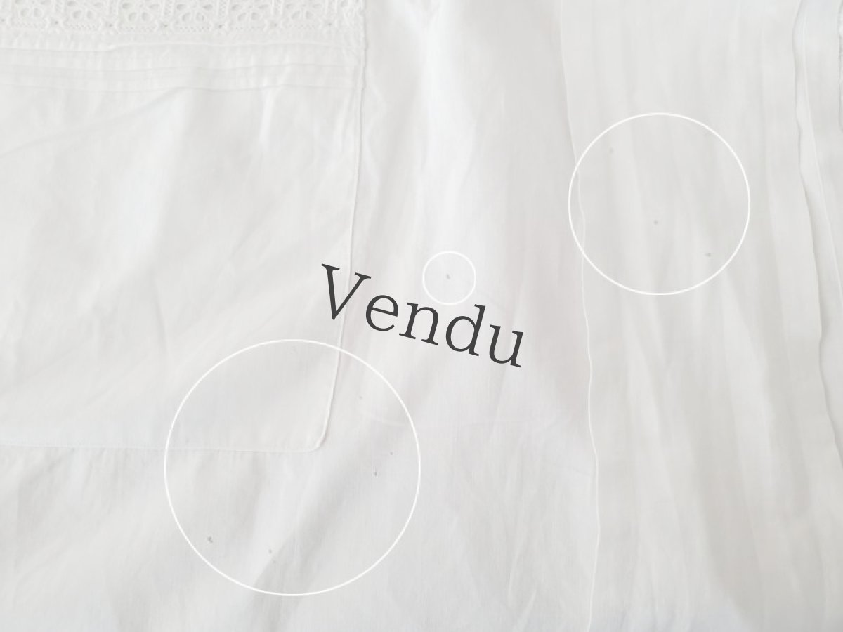 画像12: フランス 1900〜20年　タブリエ ロングサイズ (12)