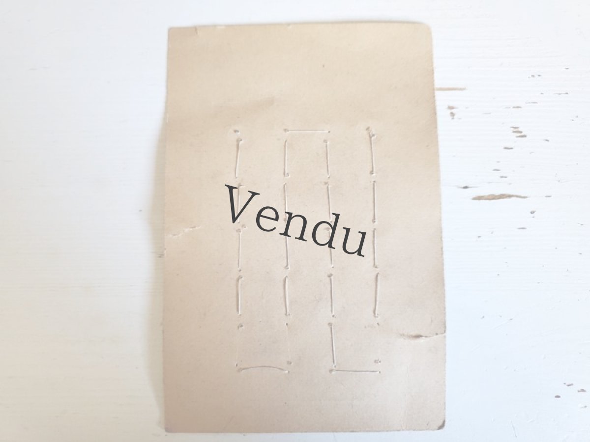 画像6: フランスアンティーク　貝ボタンシート Bleu marine 13mm (6)