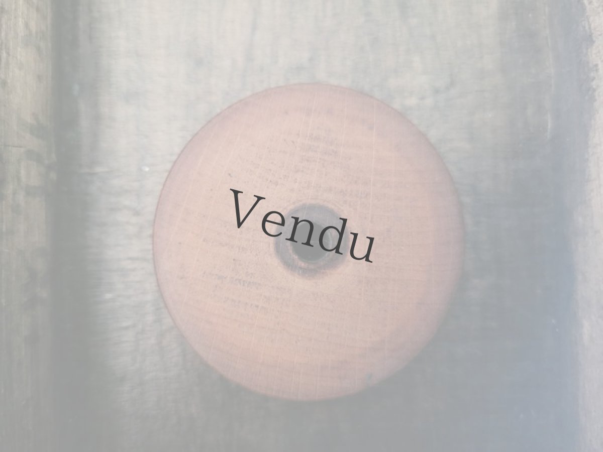 画像5: フランスアンティーク 木製糸巻きスプール 3個セット (5)