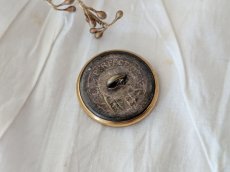 画像3: フランス 1900年前後 モノグラムボタン MC 28mm (3)