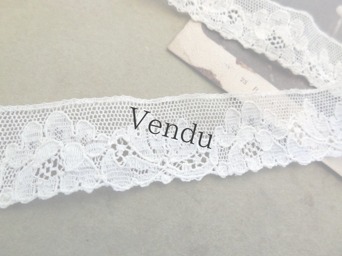 画像5: T様お取り置き品：フランスアンティーク　チュールレース (5)