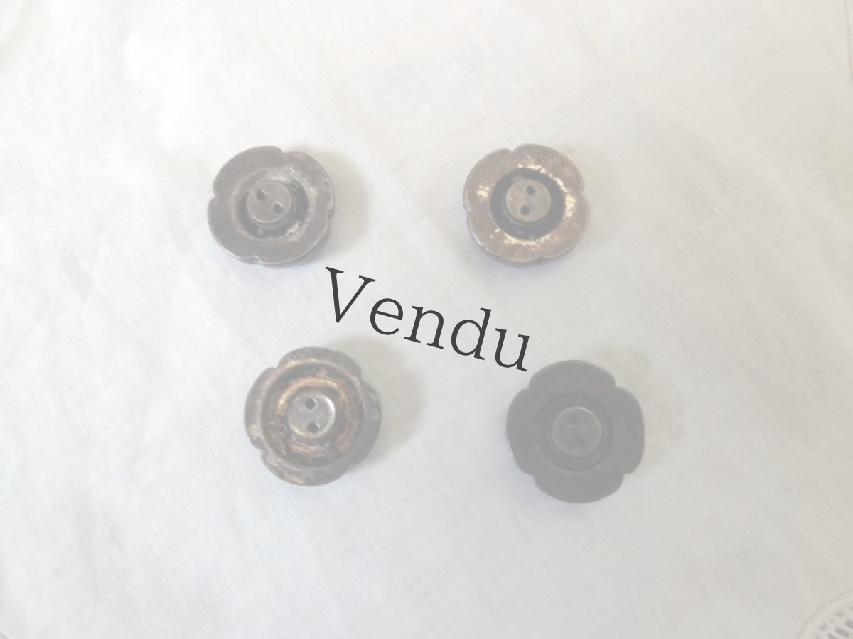 画像5: ヴィンテージ　メタルボタン18mm (5)