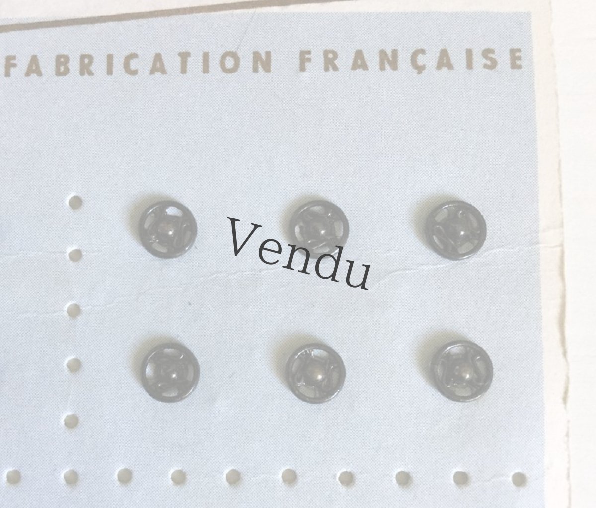画像4: ヴィンテージ　スナップボタン 6mm (4)