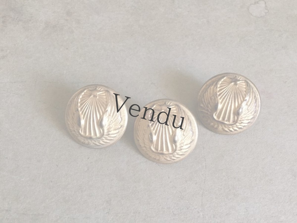 画像5: ヴィンテージ　仏空軍メタルボタン25mm (5)