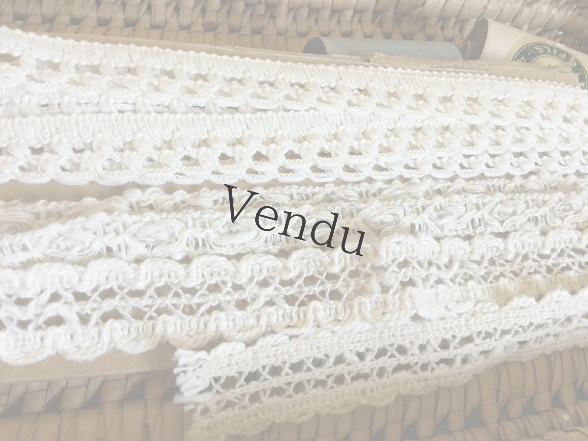 画像3: ヴィンテージ　ほっこりレースブレード３種セット (3)