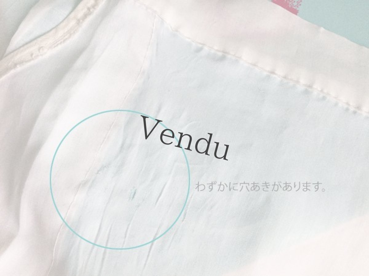 画像6: フランスヴィンテージ　カットワークエプロン (6)