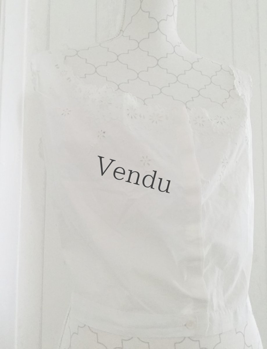 画像6: アンティーク　コットンジレ (6)