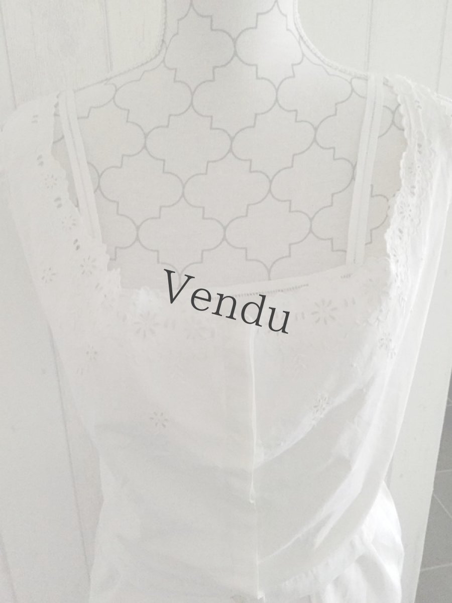 画像3: アンティーク　コットンジレ (3)