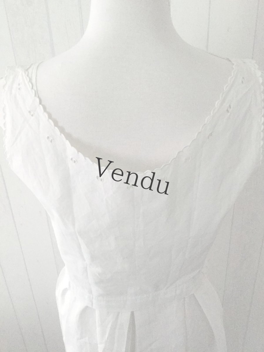 画像4: アンティーク　コットンジレ (4)