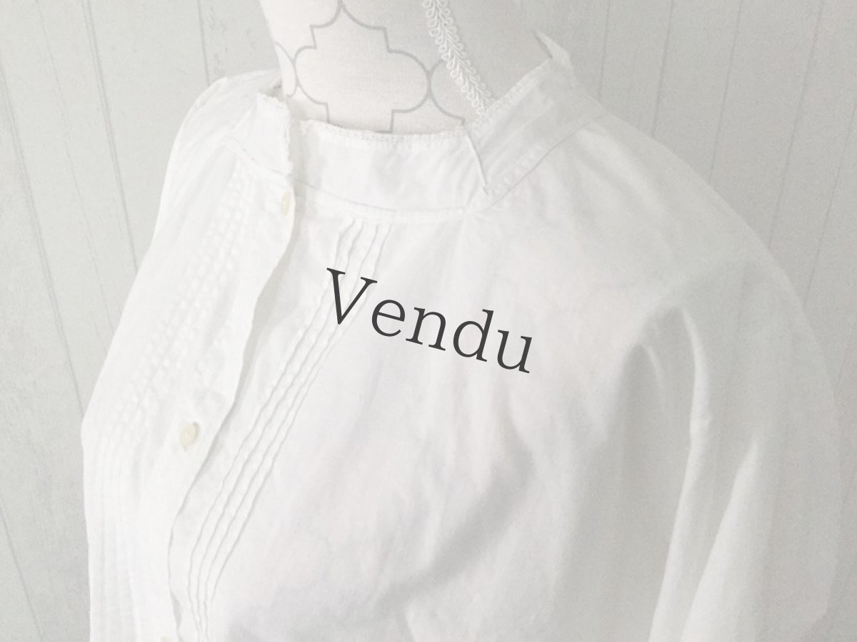 画像5: ヴィンテージ　コットンブラウス (5)