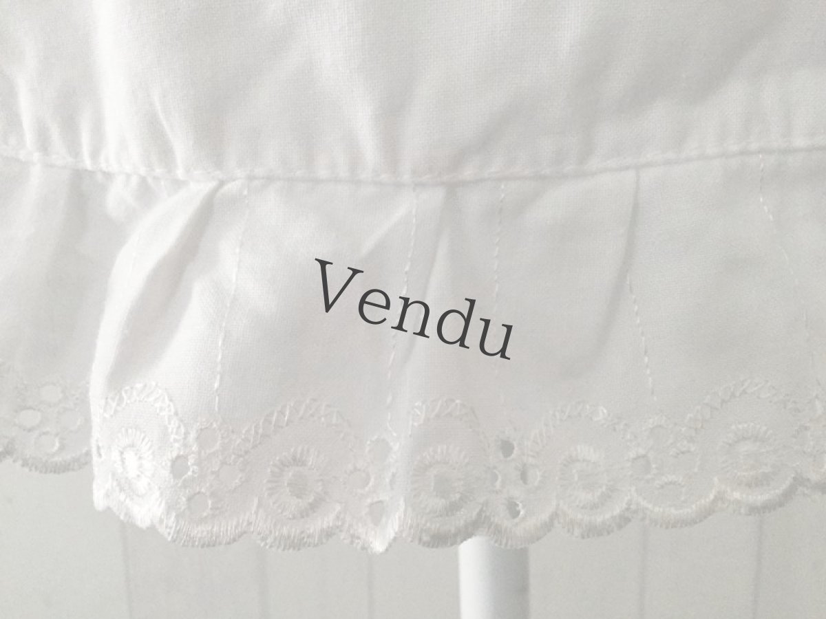 画像6: ヴィンテージ　カットワークエプロン (6)