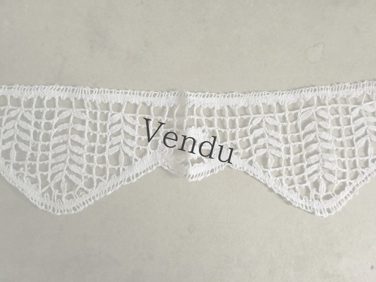 画像5: フランスヴィンテージ　ニードルレースのモチーフ (5)